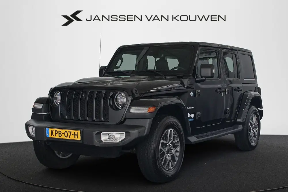 Jeep Wrangler 4xe 380 Sahara Leder Stoelverwarming uit 2021