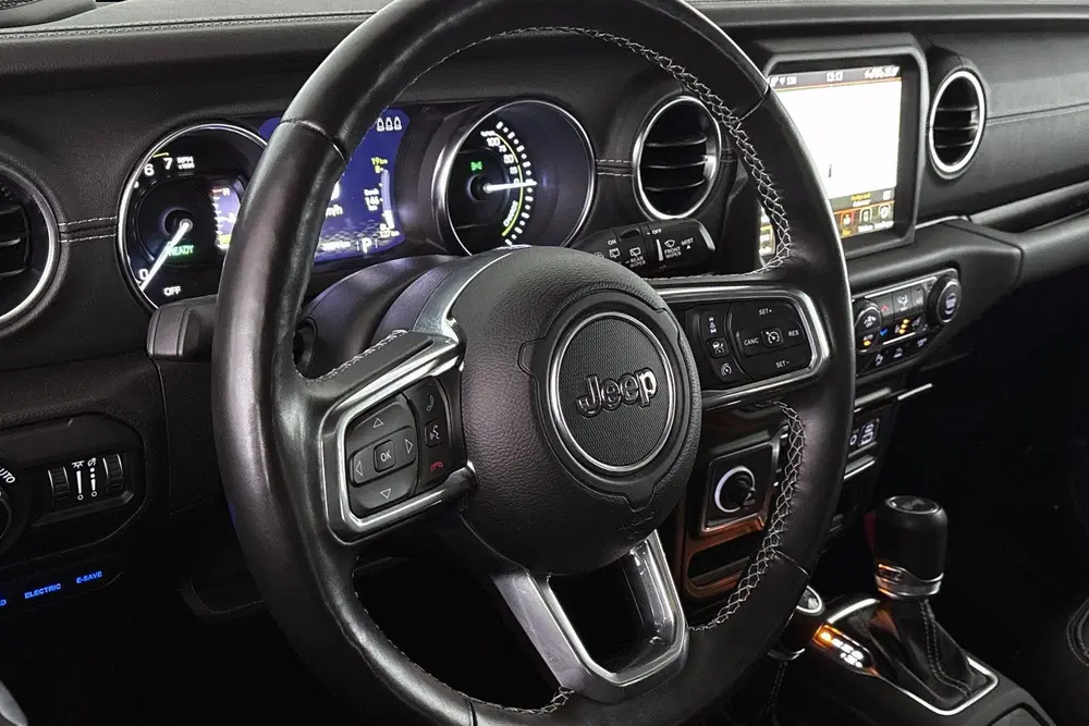 Jeep Wrangler 4xe 380 Sahara Leder Stoelverwarming uit 2021, foto 11