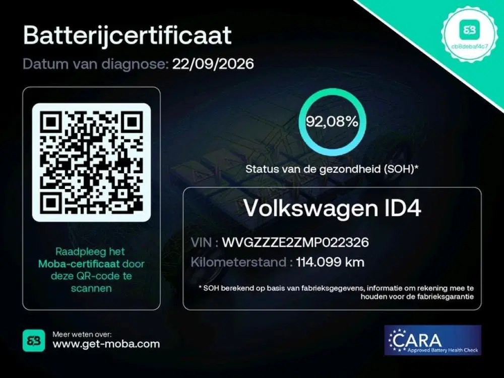 Volkswagen ID.4 77kWh 204pk Life 92 uit 2021, foto 2
