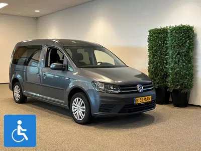 Volkswagen Caddy Maxi Rolstoelauto 5+1 incl bodyguard + lie uit 2019
