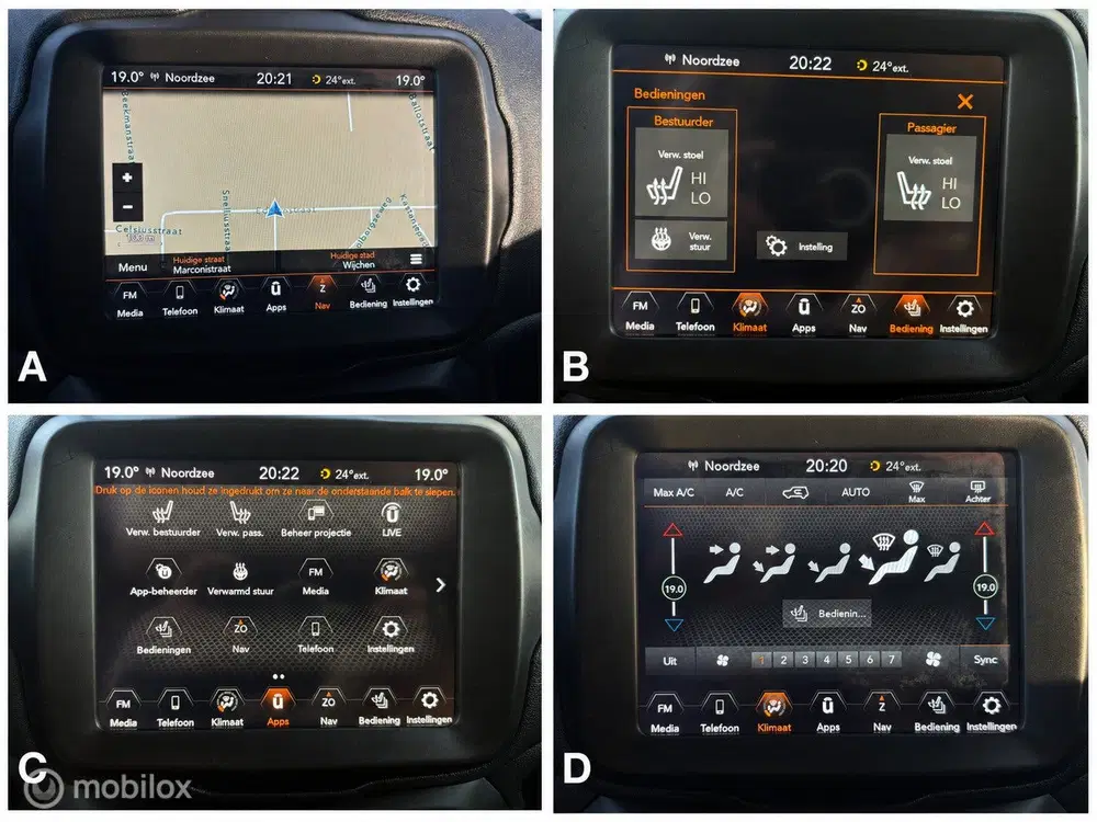 Jeep Renegade 1.3T Limited*NAVI*CRUISE*STOEL VERW*AUTOMA uit 2019, foto 12