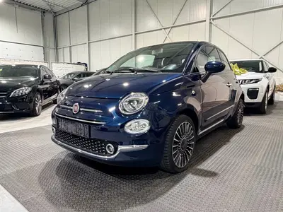 Fiat 500 1.2 Lounge -Tamno Playa Metallic. uit 2019