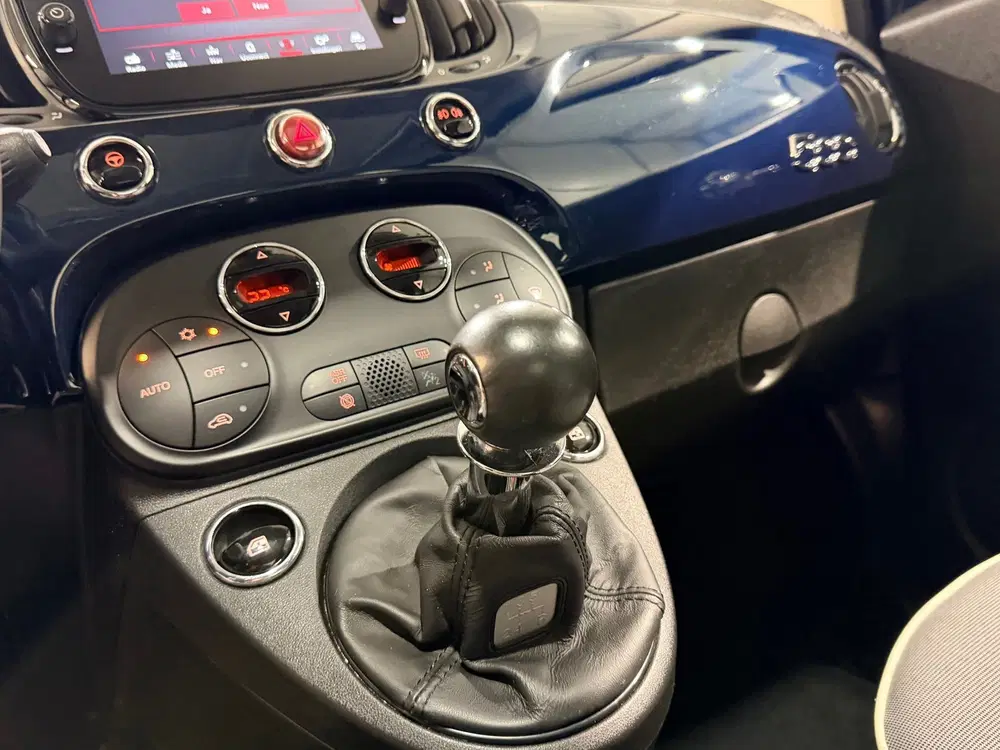 Fiat 500 1.2 Lounge -Tamno Playa Metallic. uit 2019, foto 11