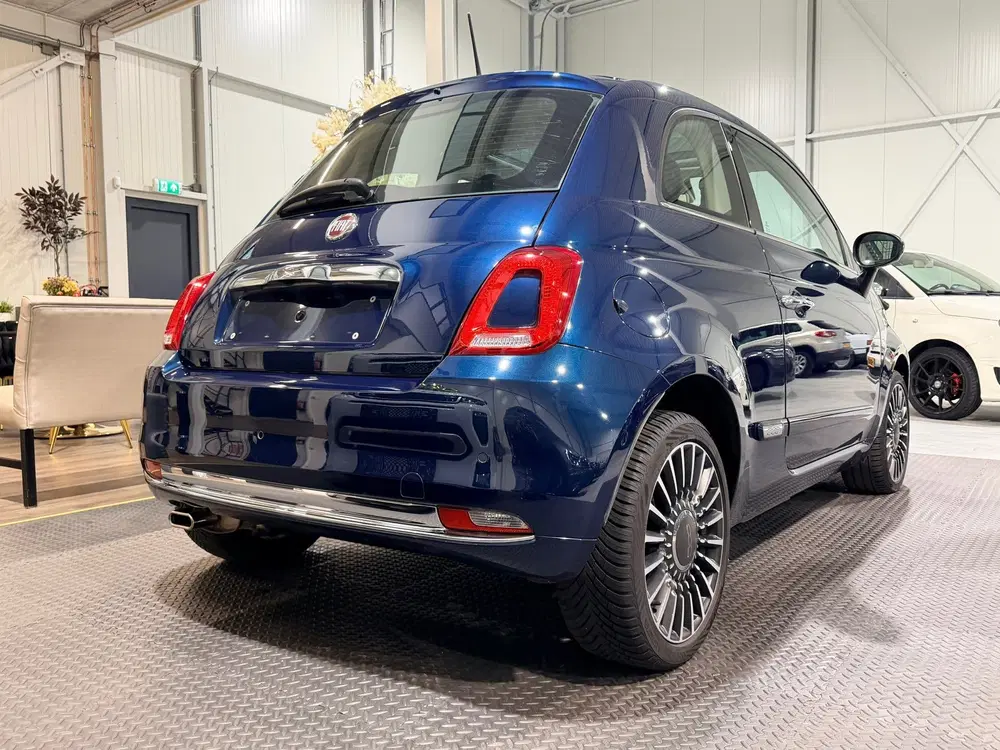 Fiat 500 1.2 Lounge -Tamno Playa Metallic. uit 2019, foto 2