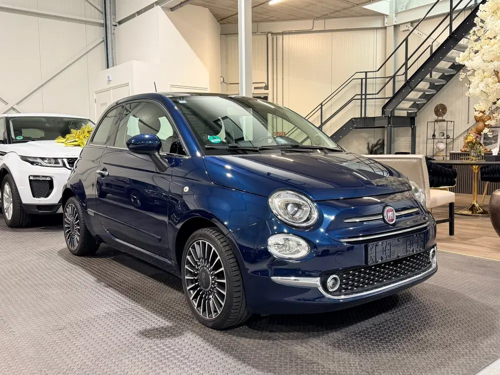 Fiat 500 1.2 Lounge -Tamno Playa Metallic. uit 2019, foto 3
