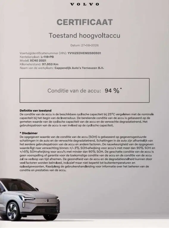 Volvo XC40 P8 408PK Recharge R-Design uit 2021, foto 9