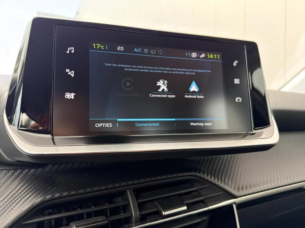 Peugeot 208 EV Blue Lease Allure AppleCarplay uit 2021, foto 13