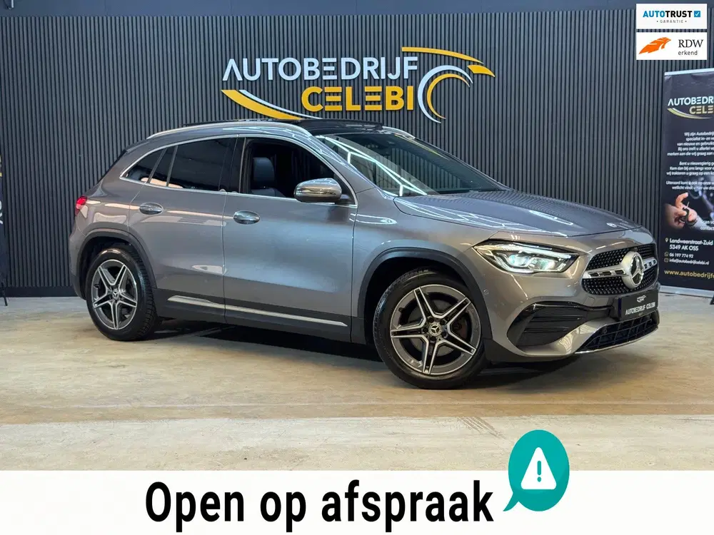 Mercedes-Benz GLA 250 4MATIC AMG Line 2021 GRIJS PANO uit 2021