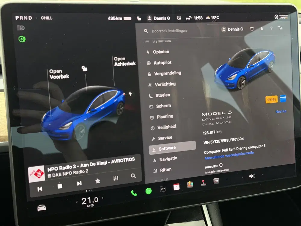 Tesla Model 3 Long Range AWD 75 kWh uit 2020, foto 15