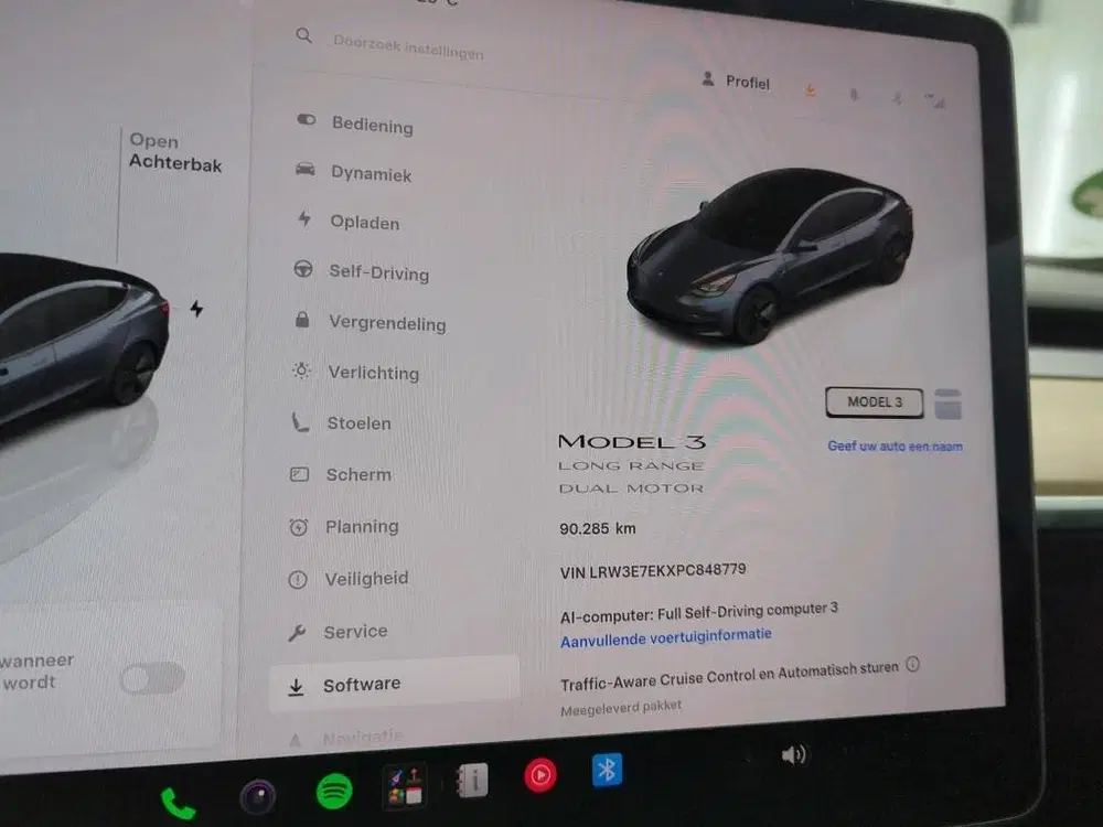Tesla Model 3 Long-Range AWD 351pk 75 kWh 93.9% SoH UPGR uit 2023, foto 13