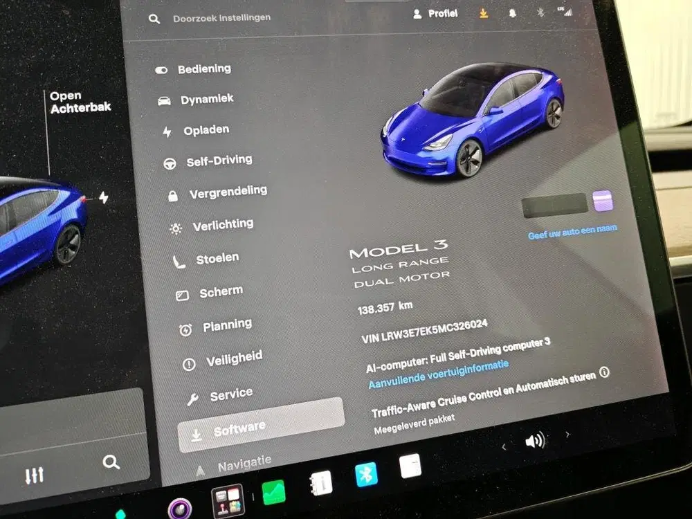 Tesla Model 3 Long-Range AWD 351pk 75 kWh 93.9% SoH FACE uit 2021, foto 10