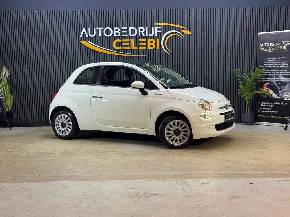Fiat 500C 1.0 Hybrid Dolcevita 2023 WIT CABRIO uit 2023, foto 2