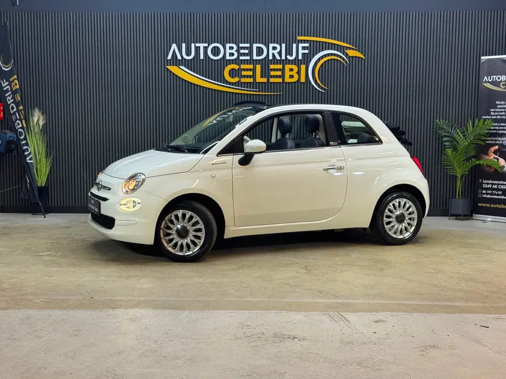 Fiat 500C 1.0 Hybrid Dolcevita 2023 WIT CABRIO uit 2023, foto 3