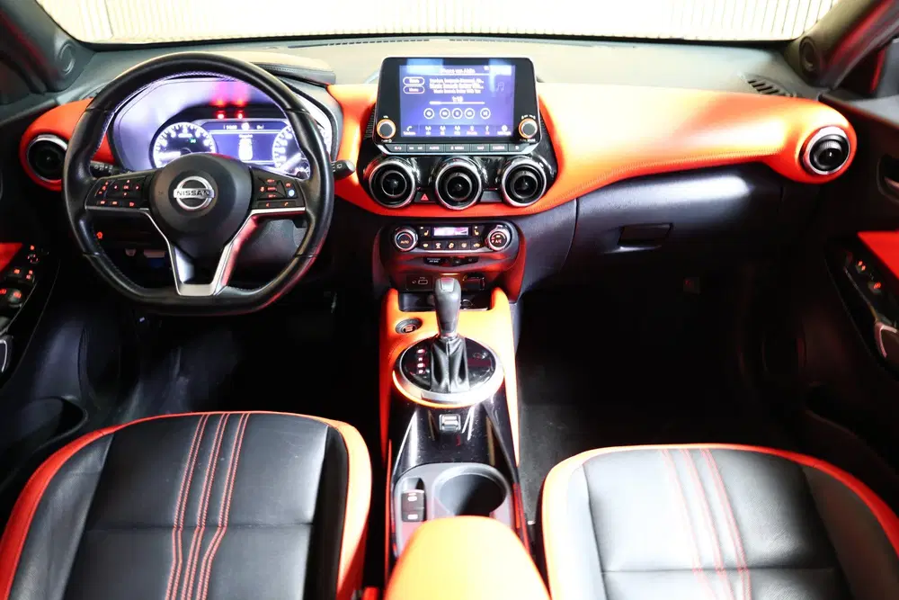 Nissan Juke 1.0 DIG-T N-Design AUTOM SPORTLEDER CARPLA uit 2020, foto 2