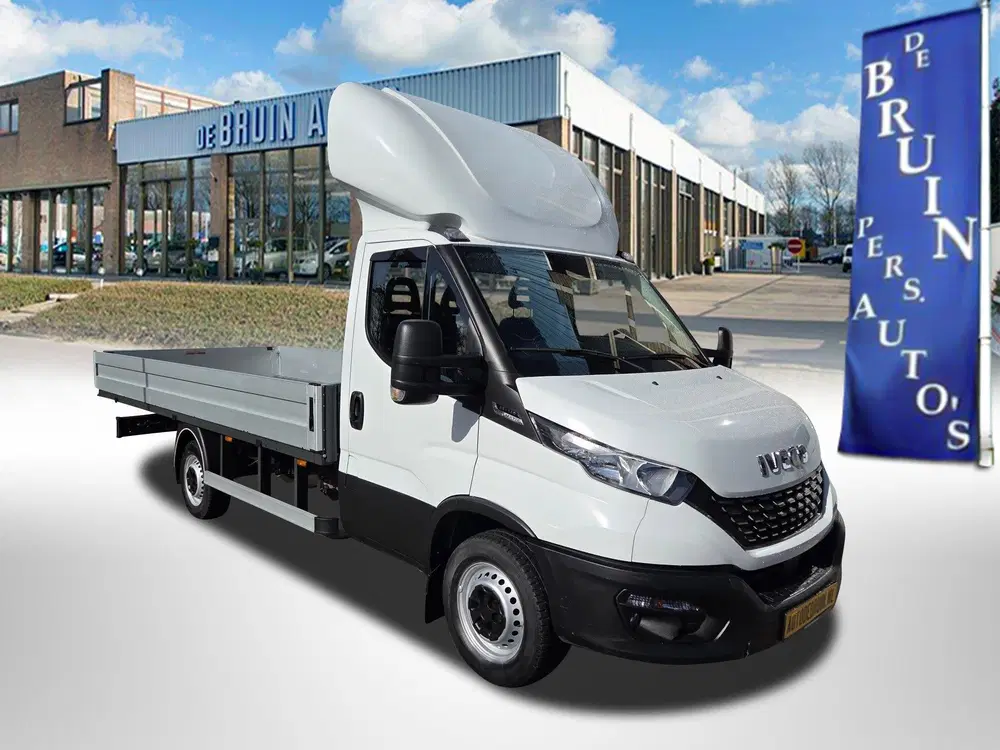 Iveco Daily 35S14 Automaat Lange Open laadbak 4.86Lang uit 2021