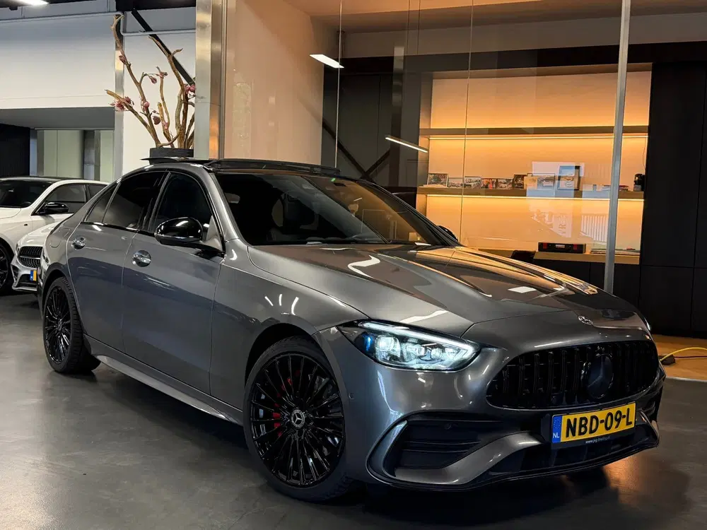Mercedes-Benz C-Klasse 300 e star Edition AMG Night Pano Mem uit 2025, foto 11