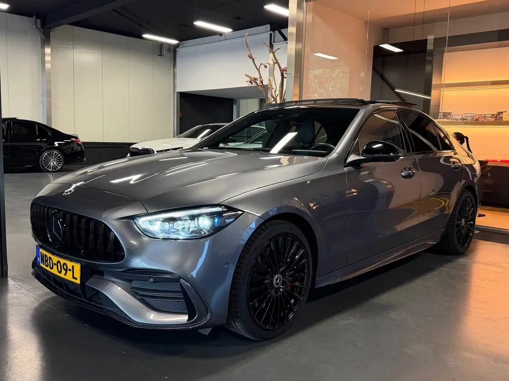 Mercedes-Benz C-Klasse 300 e star Edition AMG Night Pano Mem uit 2025, foto 9