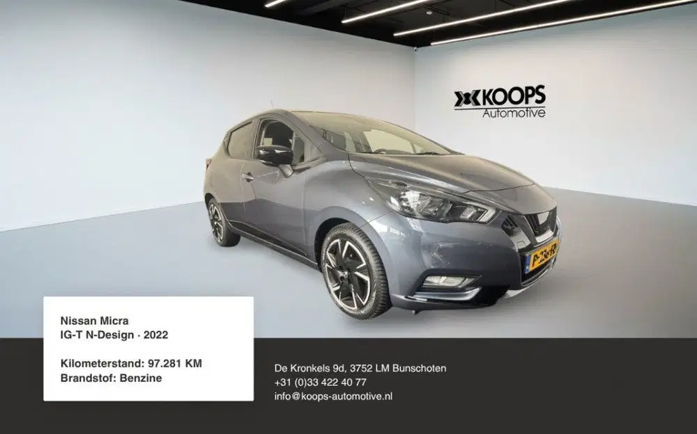 Nissan Micra 1.0 IG-T N-Design Carplay uit 2022