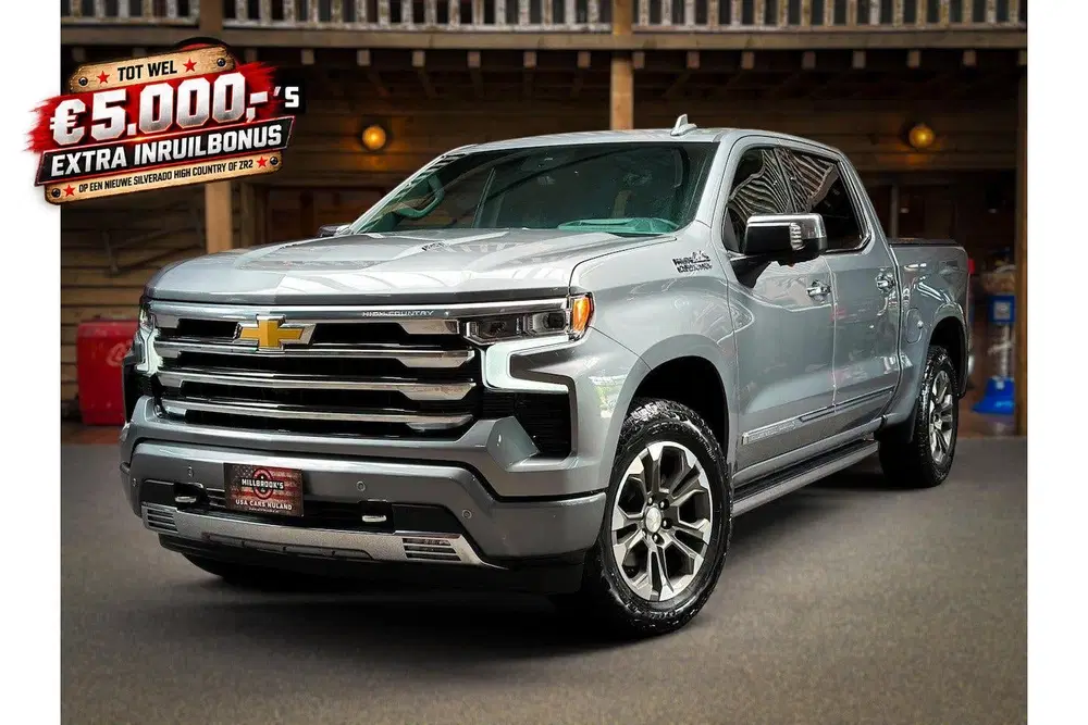 Chevrolet Silverado high country 6.2 V8 Demo Opruiming BPM V uit 2024