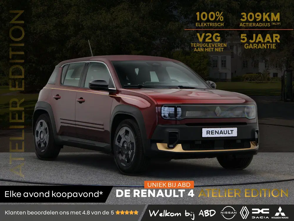 Renault 4 Atelier Edition urban range 40 kWh uit 2026