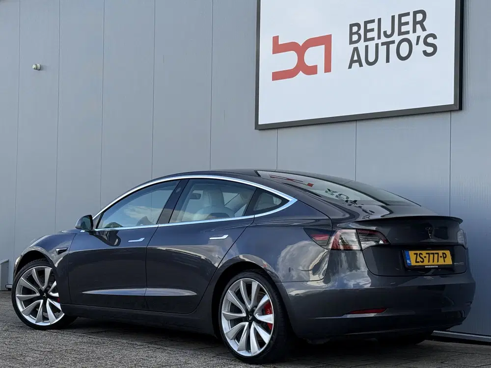 Tesla Model 3 Performance AWD 75 kWh Automaat SOH 87.8%A uit 2019, foto 3