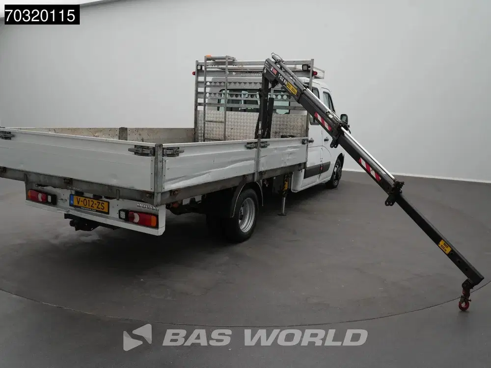 Opel Movano 145PK Kraanwagen HIAB T-CLX 018 B-2 Dubbel uit 2019, foto 9