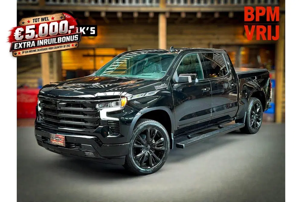 Chevrolet Silverado High Country Black Edition 6.2 V8 420PK uit 2024