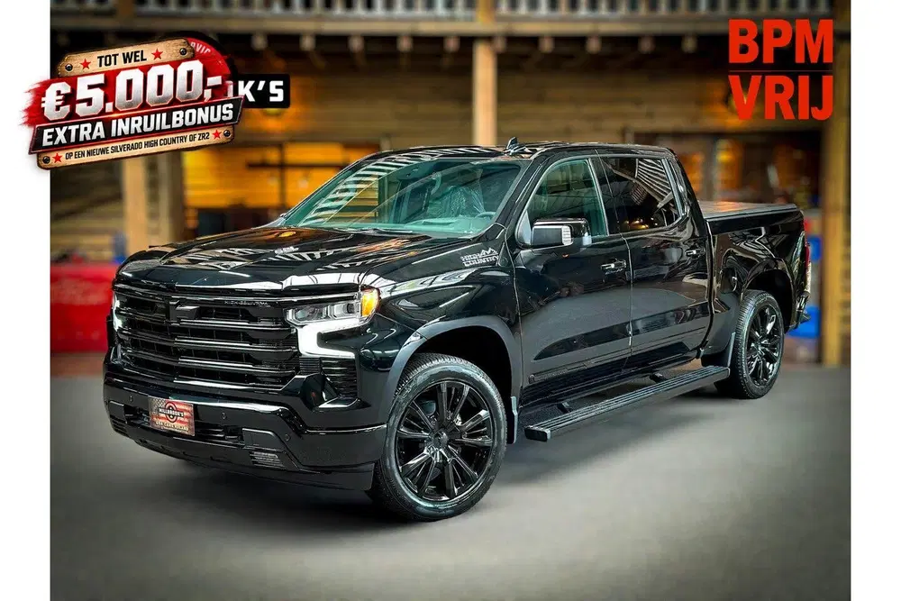 Chevrolet Silverado High Country Black Edition 6.2 V8 420 PK uit 2024