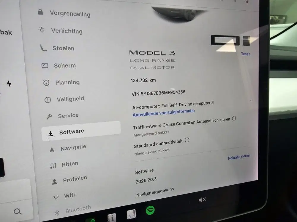 Tesla Model 3 Long Range AWD 75kWh uit 2021, foto 5