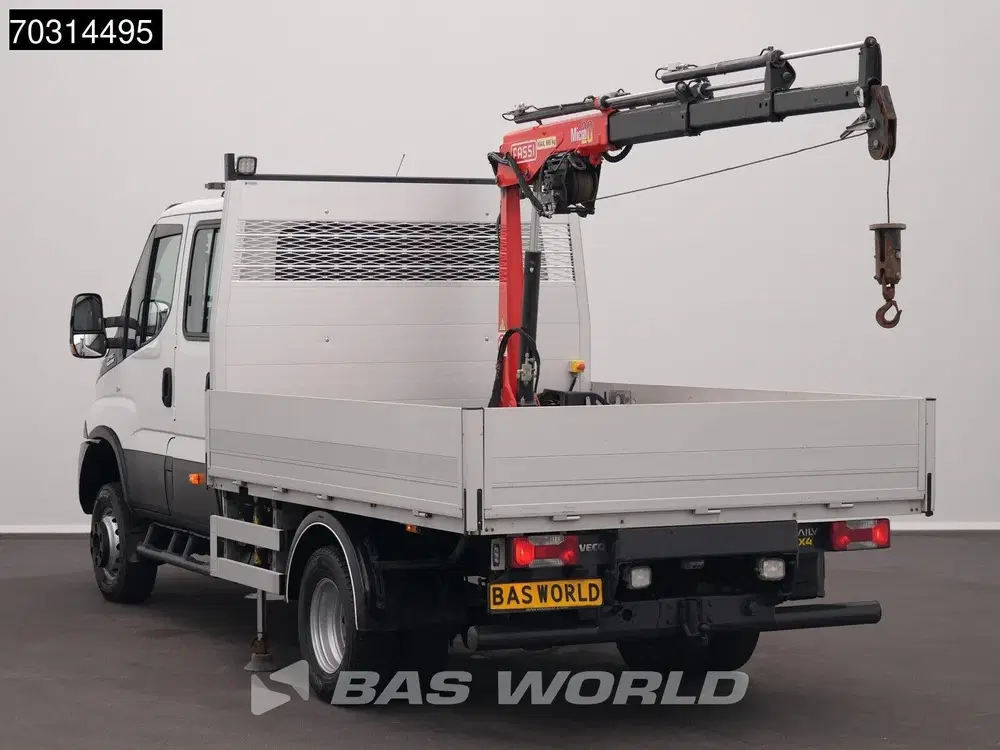 Iveco Daily 3.0L 4x4 Automaat Open Laadbak Kraan Fassi uit 2020, foto 6
