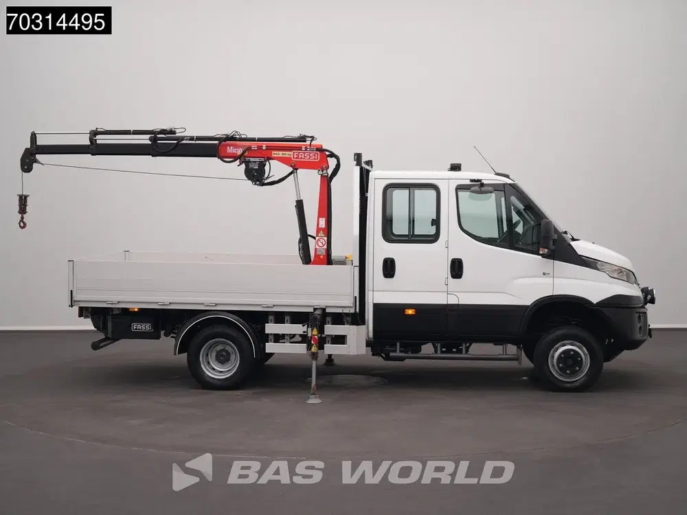 Iveco Daily 3.0L 4x4 Automaat Open Laadbak Kraan Fassi uit 2020, foto 7