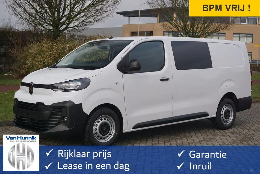 Citroën Jumpy 2.0D 145PK L3H1 Dubbel Cabine BPM VRIJ App uit 2024