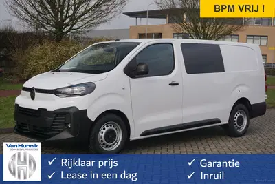Citroën Jumpy 2.0D 145PK L3H1 Dubbel Cabine BPM VRIJ App uit 2024