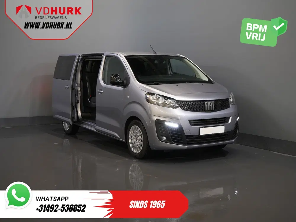 Fiat Scudo 2.0 MJ 145 pk DC Dubbel Cabine 6 Pers uit 2023, foto 9