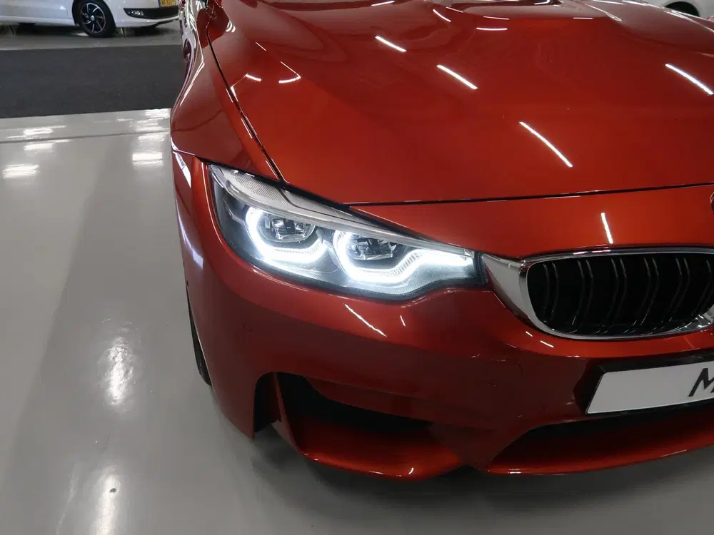 BMW 4-serie M4 BTW Sakhir Orange Head-Up Navi Harman uit 2019, foto 12