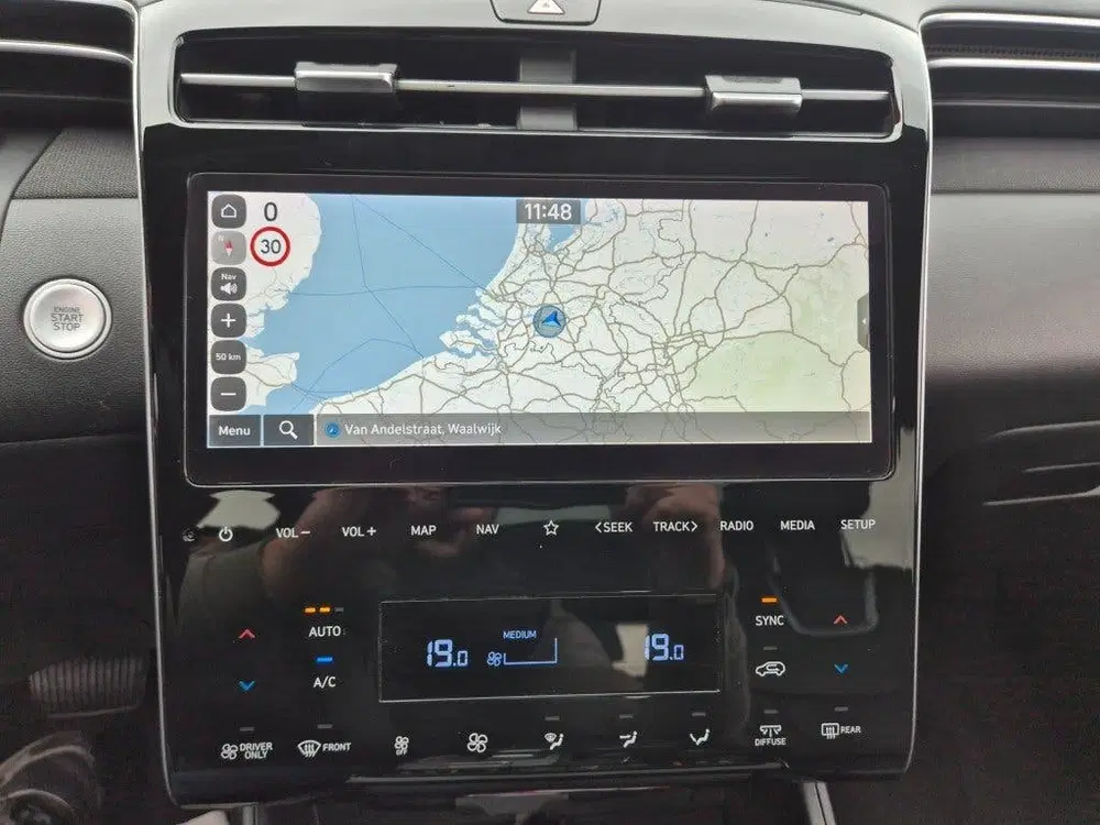 Hyundai TUCSON 1.6 TGDI AUT. HYBRIDE 230PK EXECUTIVE LEER uit 2021, foto 7