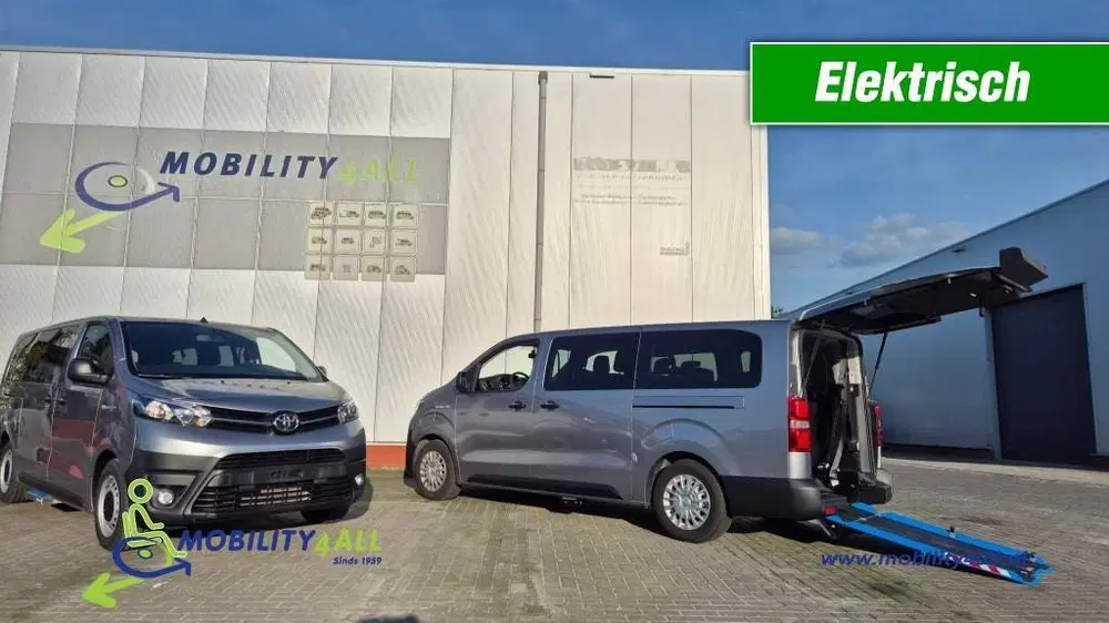 Toyota Proace 8-persoons Rolstoelbus 78kwh accu met snel uit 2024, foto 3