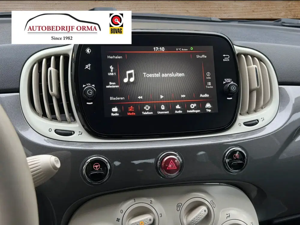 Fiat 500 1.0 Hybrid Lounge NAP 54000km uit 2020, foto 6