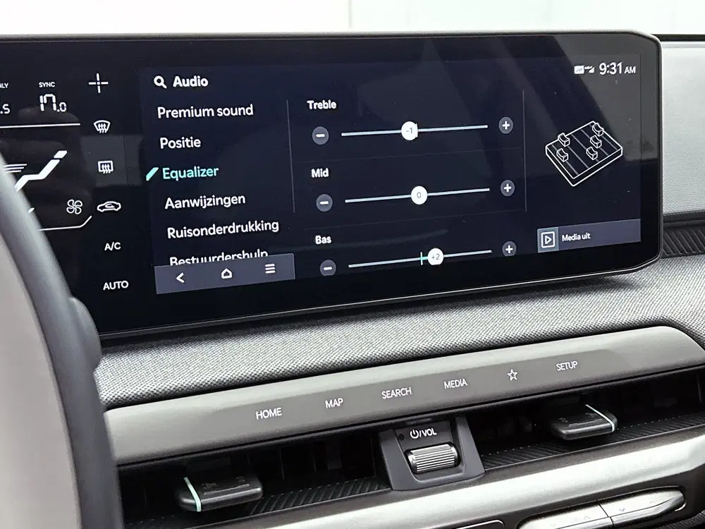 Kia EV4 Plus Advanced 58.3 kWh Stoel en stuurverwa uit 2025, foto 8