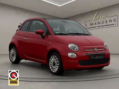 Fiat 500C 1.0 Hybrid Lounge 2020 ROOD uit 2020