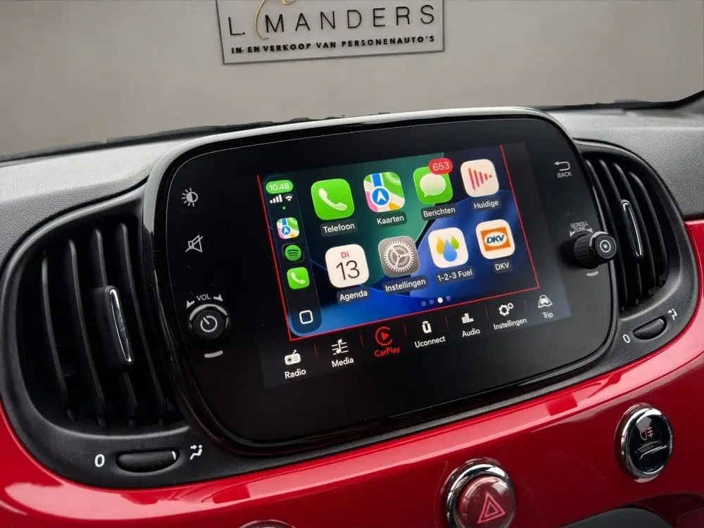 Fiat 500C 1.0 Hybrid Lounge 2020 ROOD uit 2020, foto 14