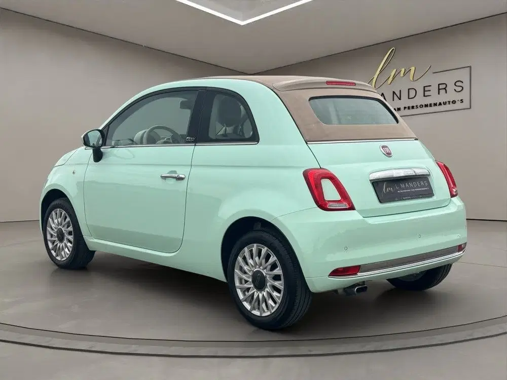 Fiat 500C 1.2 Lounge 2019 MINT GROEN uit 2019, foto 12