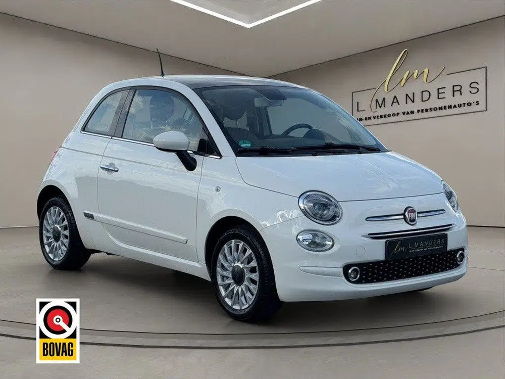 Fiat 500 1.2 Lounge 2019 WIT uit 2019