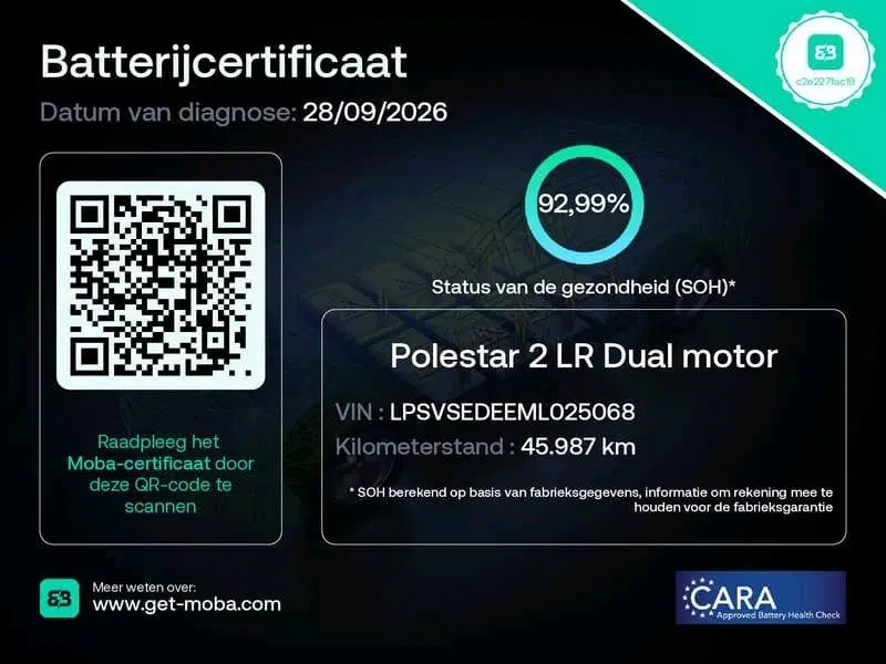 Polestar 2 78kWh 408pk Long Range Dual Motor Launch E uit 2021, foto 6