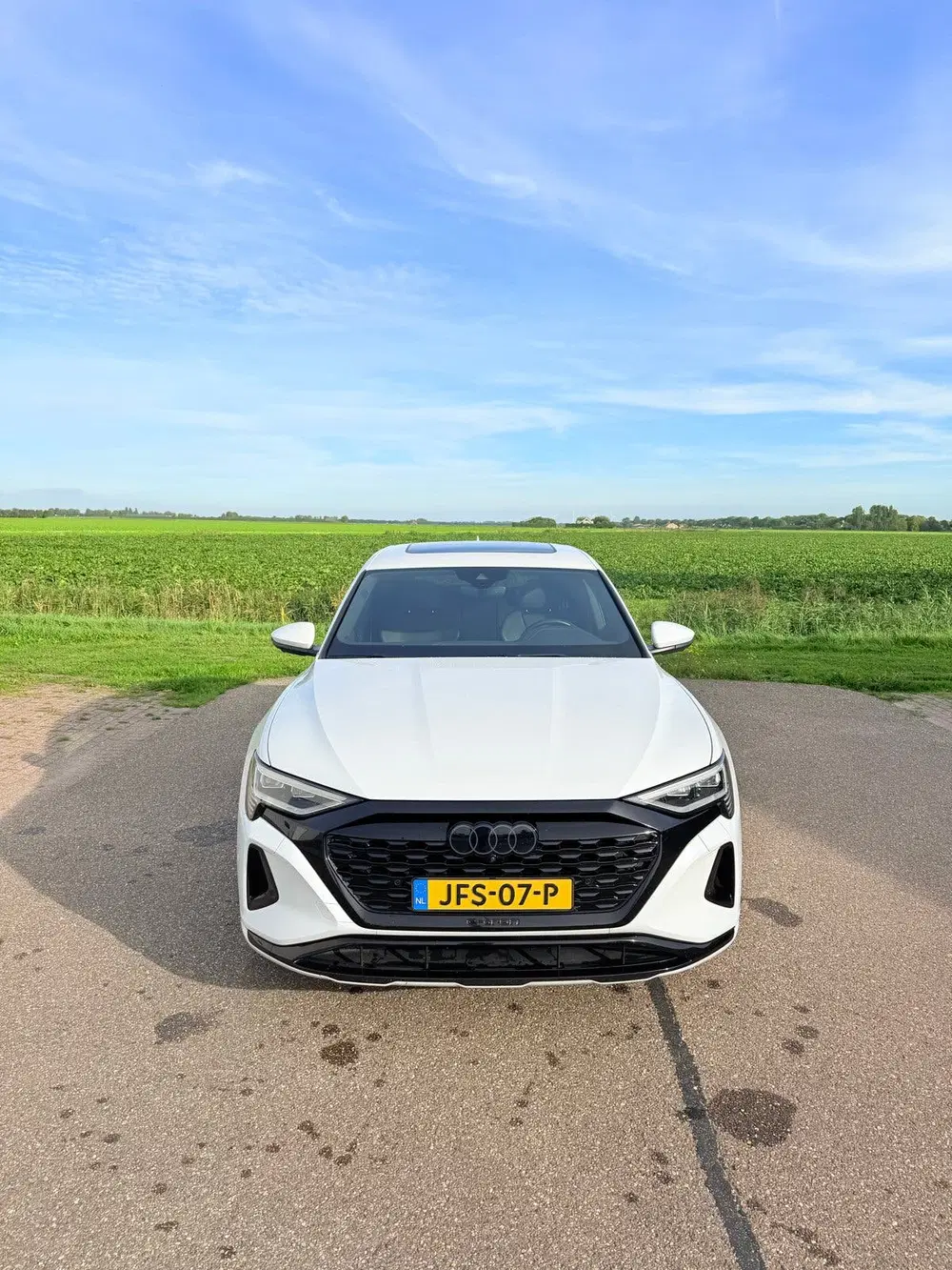 Audi Q8 e-tron 50 Quattro 95kWh 340pk 2023 Wit uit 2023, foto 6