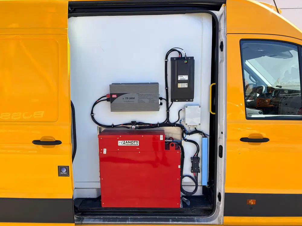 Volkswagen Crafter 36kWh 136PK Elektrisch Koelwagen Zanott uit 2020, foto 9