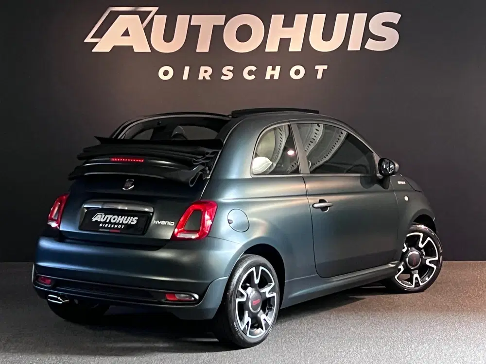 Fiat 500C 1.0 Hybrid Sport Matt groen uit 2021, foto 2