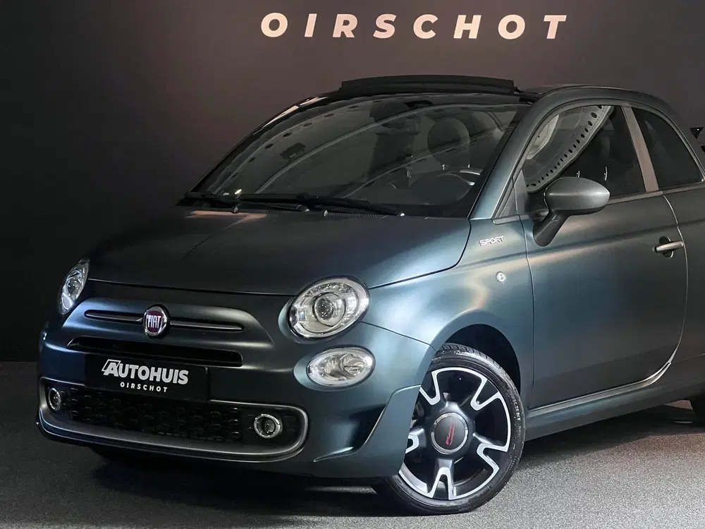 Fiat 500C 1.0 Hybrid Sport Matt groen uit 2021, foto 3