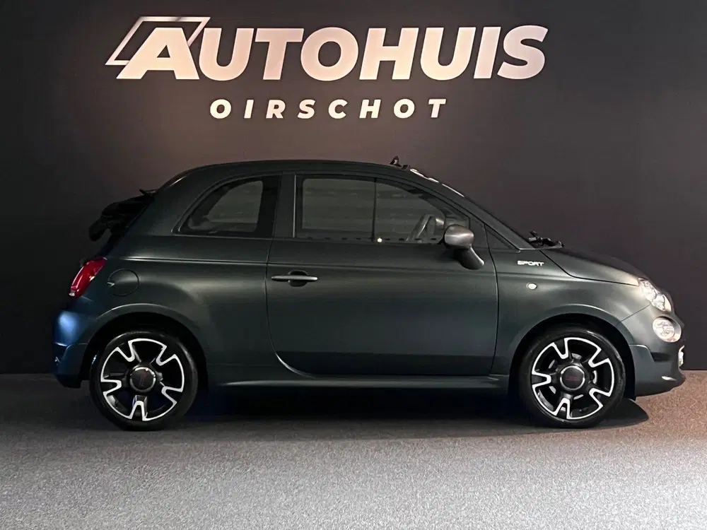 Fiat 500C 1.0 Hybrid Sport Matt groen uit 2021, foto 5