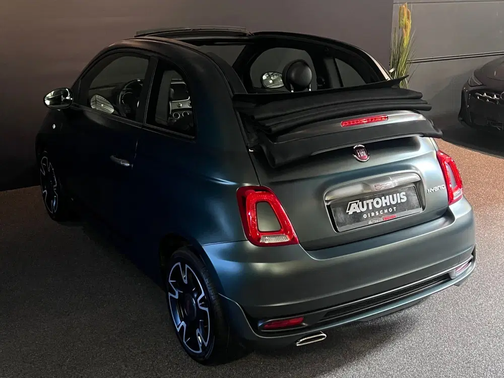 Fiat 500C 1.0 Hybrid Sport Matt groen uit 2021, foto 9